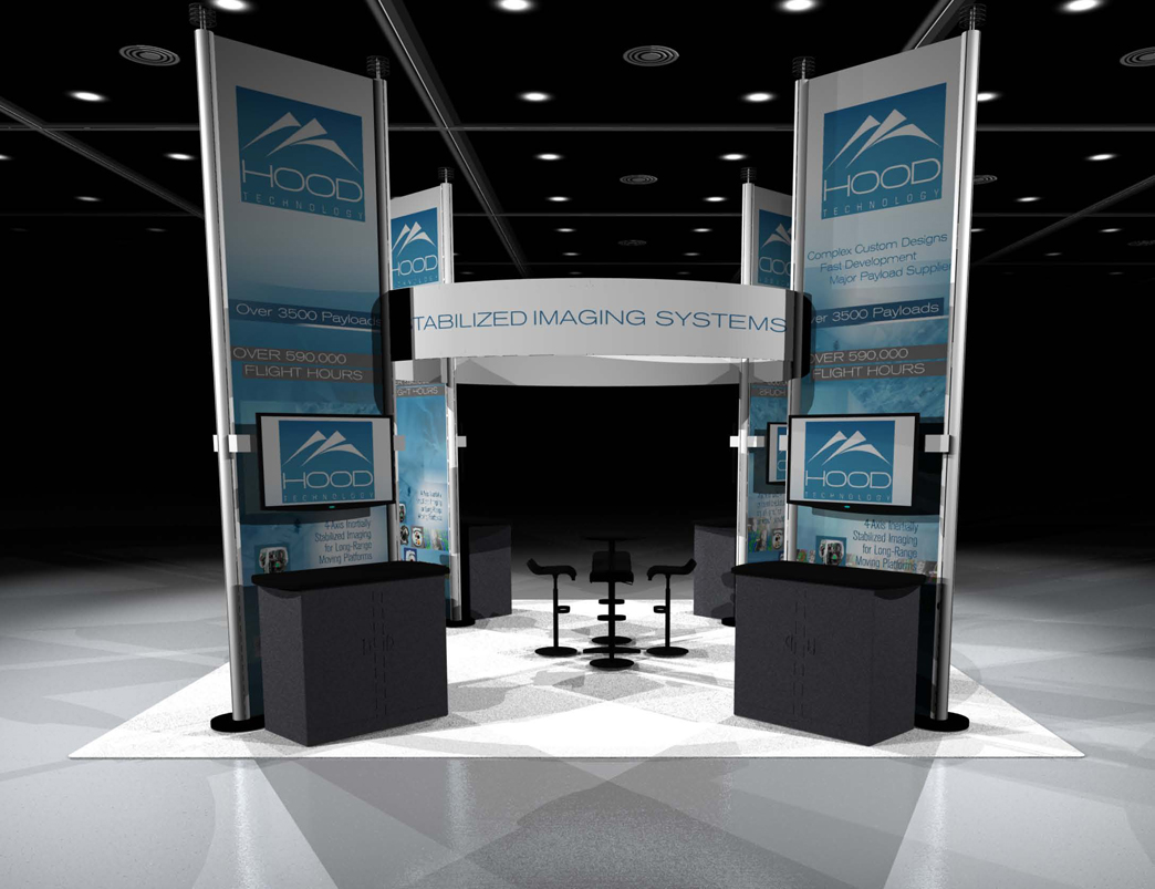 Hood Technology Booth Highlights Small UAV Stabilized Imaging Systems  